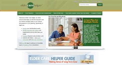 Desktop Screenshot of eldercarehelper.com